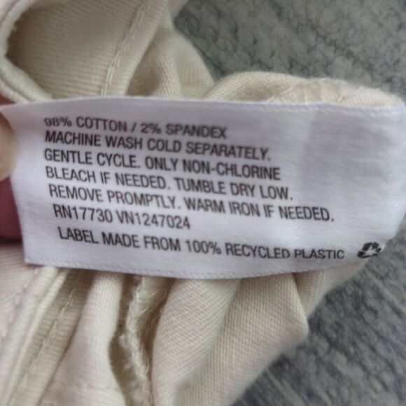 2/30 Nili Lotan Target cream pants plus size - Picture 6 of 6